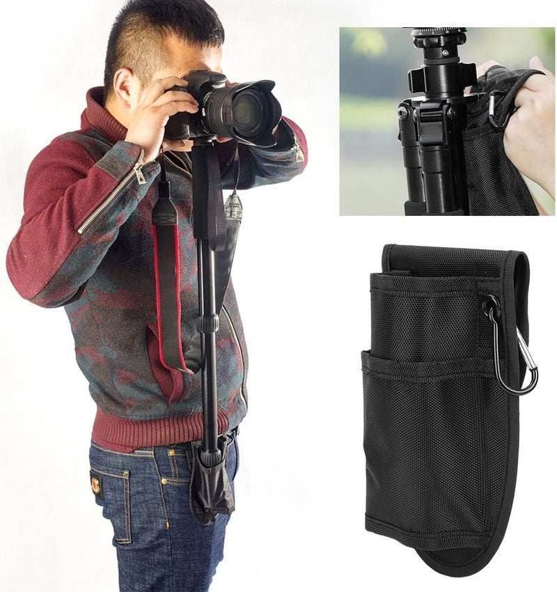FASJ Monopod Waist Case Monopod Waist Bag Camera Waist Bag Temporary Storage Bag Monopod Pouch Case Portable for Travel Supporting DSLR Camera Monopod - Image 3